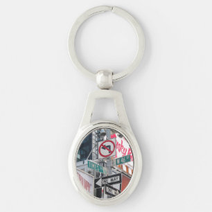 Times Square Signs Keychain