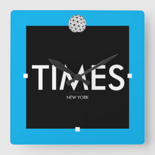 TIMES SQUARE WALL CLOCK