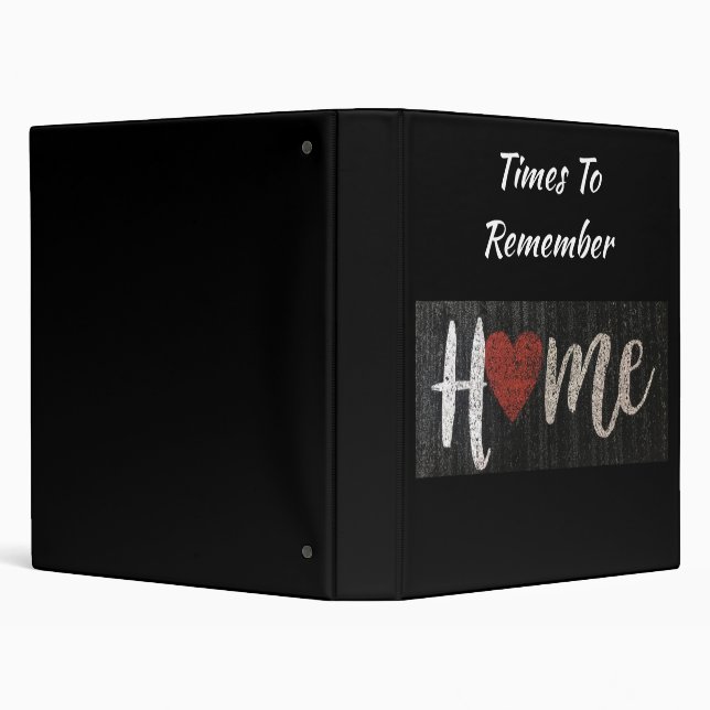 TIMES TO REMEMBER BINDER (Background)