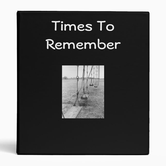 TIMES TO REMEMBER BINDER (Front)