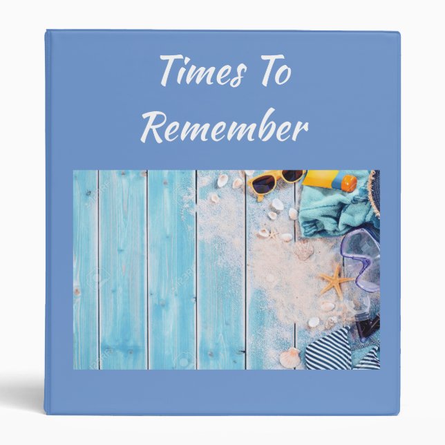 TIMES TO REMEMBER BINDER (Front)