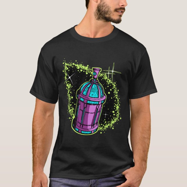 Timeship Graffitineous - dark T-Shirt (Front)