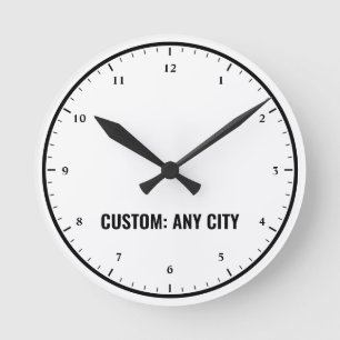 Timezone Clock - Customize for any city
