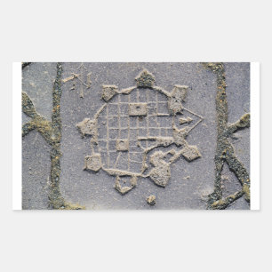 Timisoara Romania citadel map paving stone ancient Sticker
