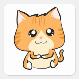Timmy the Cat! Square Sticker