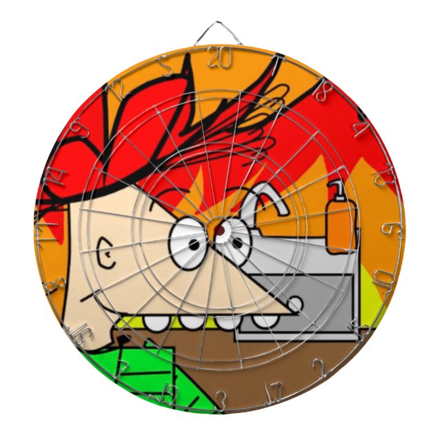 Timmy Trembled Dartboard (Front)