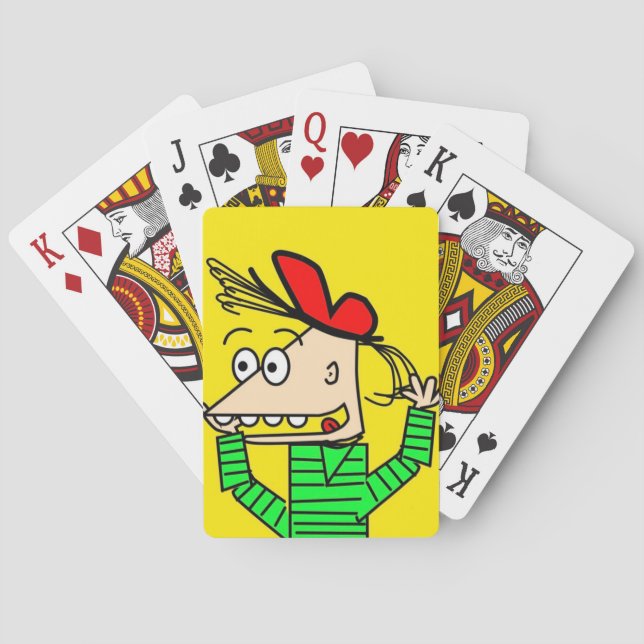 Timmy Trembled Playing Cards (Back)