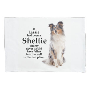Timmy's Blue Merle Sheltie Pillowcase