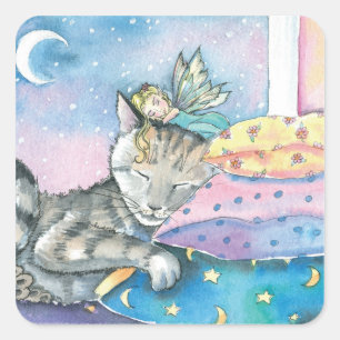 Timmy's Fairy Tabby Cat Stickers