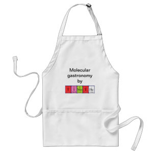 Timothe periodic table name apron