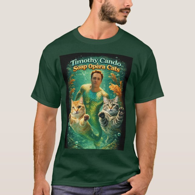 Timothy Cando & the Soap Opera Cats T-Shirt (Front)