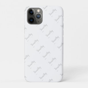 Timothy Name In Light Grey, iPhone 11 Pro Case