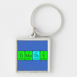 Timothy periodic table name keyring