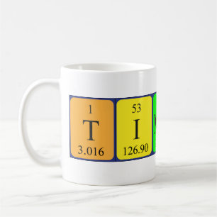Timothy periodic table name mug