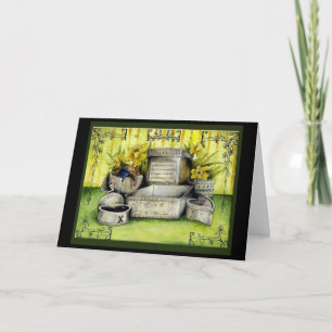 Tin 10 ans Mariage Anniversaire carte cadeau.