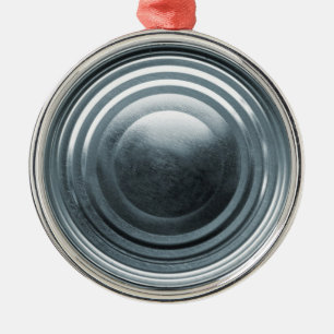 Tin Can Lid Metal Ornament