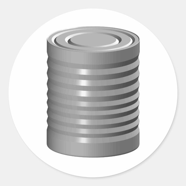Tin Can Stickers (Front)