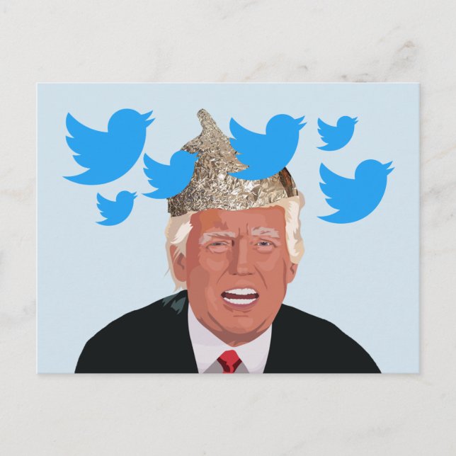 Tin Foil Trump Postcard (Front)