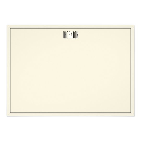Tin Leaf Thank-You Notes Card