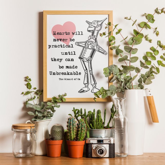 Tin Man and The Unbreakable Heart Poster (This poster is all heart and carries a fair bit of wisdom too. )