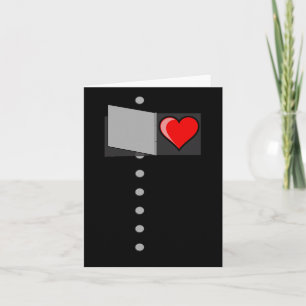 Tin Man Heart Halloween Wizard Of Oz Tin Man Costu Card