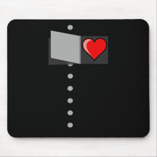 Tin Man Heart Halloween Wizard Of Oz Tin Man Costu Mouse Pad