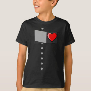 Tin Man Heart Halloween Wizard Of Oz Tin Man Costu T-Shirt