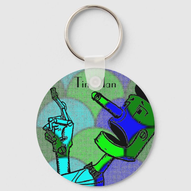 Tin Man Keychain (Front)