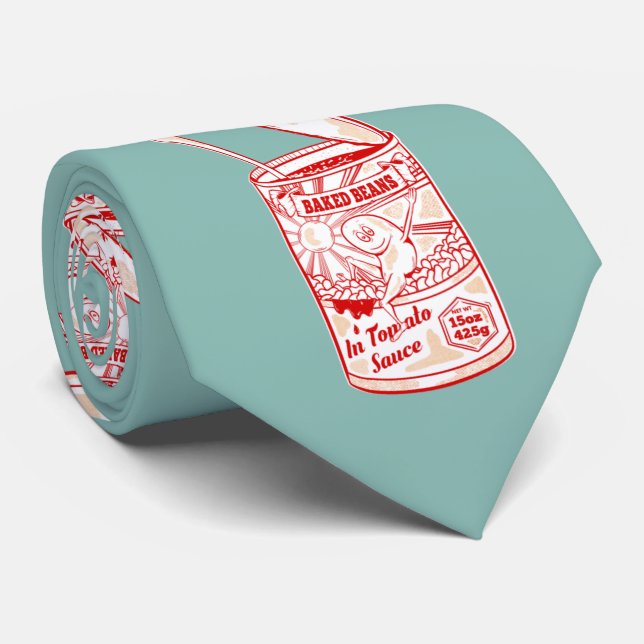 Tin of baked beans tie (Rolled)