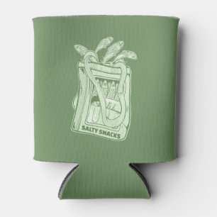 Tin of sardines salty snack can cooler