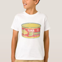 Tin of tuna canned fish retro