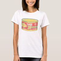 Tin of tuna canned fish retro