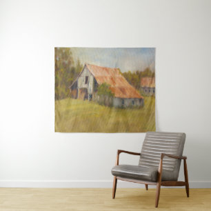 Tin Roof Barn Tapestry