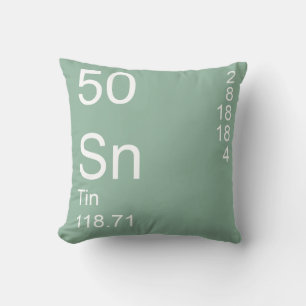 Tin Throw Pillow