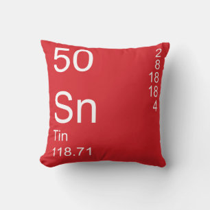 Tin Throw Pillow