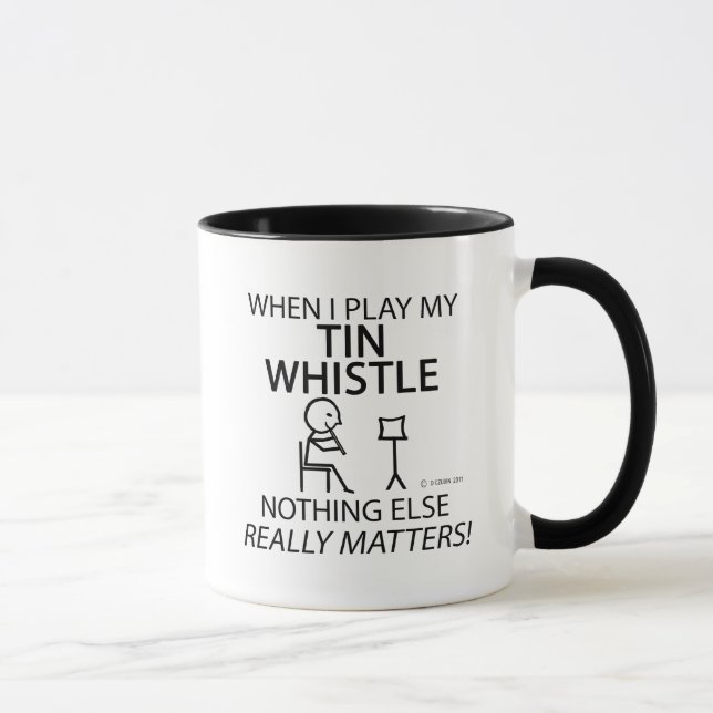 Tin Whistle Nothing Else Matters Mug (Right)
