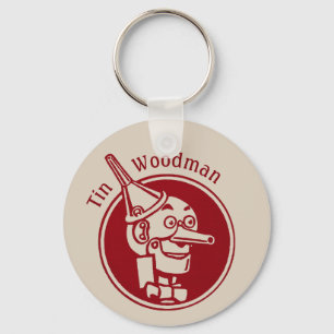 Tin Woodman (Tin Man) Face CC0901 Wonderful Wizard Keychain