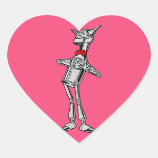 Tin Woodsman Vintage Wizard of Oz 1900 Heart Sticker