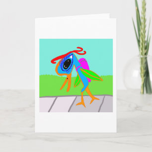 Tina Goes To School  Card