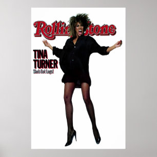 Tina Turner 1984 Rolling Stone Magazine Cover Poster