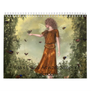 Tina's Digital Artwork Sampler Calendar