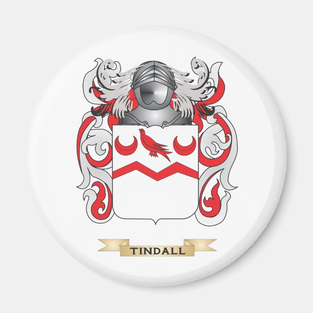 Tindall Family Crest (Coat of Arms) Magnet (Front)