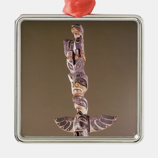 Tinglit Bird Clan totem pole Metal Ornament (Front)