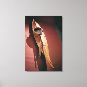 Tinglit kayak canvas print
