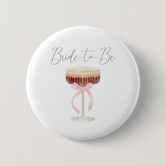 Tini Bit Closer Bridal Shower  2 Inch Round Button (Front)