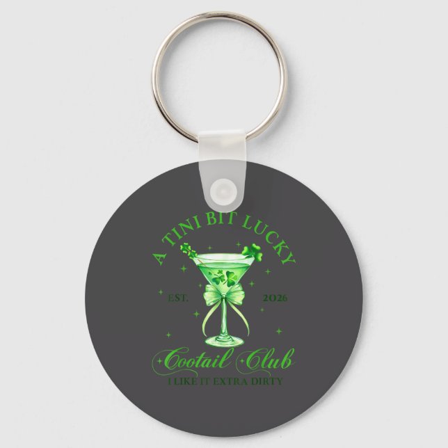 Tini Bit Lucky Club St Keychain (Front)