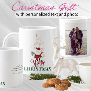 Tini Bit Merry Martini Office Christmas Santa Coffee Mug
