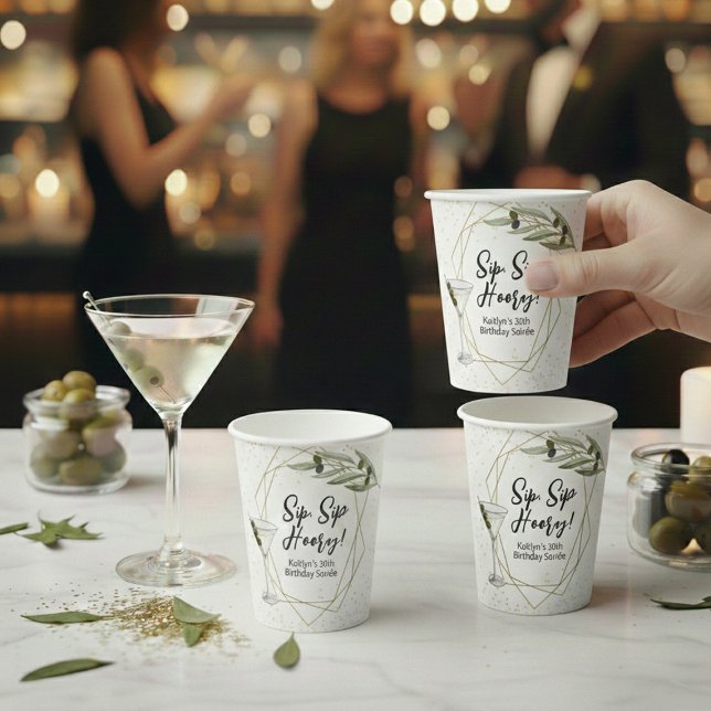 Tini Bit Of Fun Martini Soirée Paper Cups (Creator Uploaded)