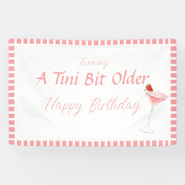 Tini Bit Older - Berry Drink Theme Banner (Horizontal)