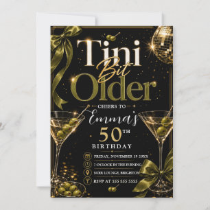 Tini Bit Older Birthday Party Invitation